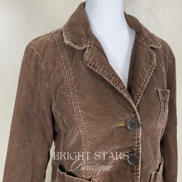 Rare Brown Corduroy Jacket ASO Rory Gilmore Girls Y2K Early 2000 Vintage Classic - Picture 9 of 14